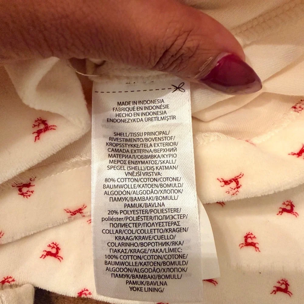 Ralph Lauren Baby Girls Ivory Red‎ Reindeer Velour Dress Bloomer Set 9M Holiday